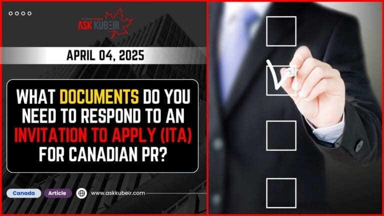 Essential documents needed for PR application through Canada’s Express Entry system