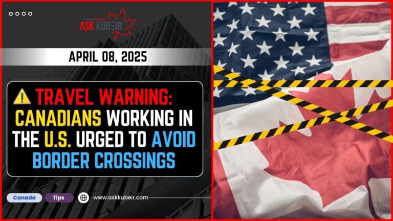 Canadian traveller stopped at U.S. border checkpoint during routine immigration inspection