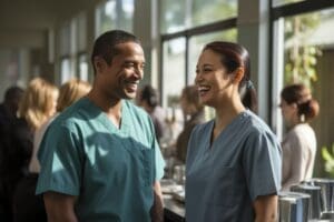 Healthcare occupations candidates celebrating Express Entry invitations for Canada PR